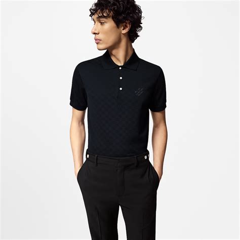 louis vuitton polo damier pique|Damier Cotton Pique Polo .